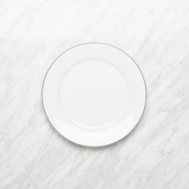 Aspen Grey Band Salad Plate