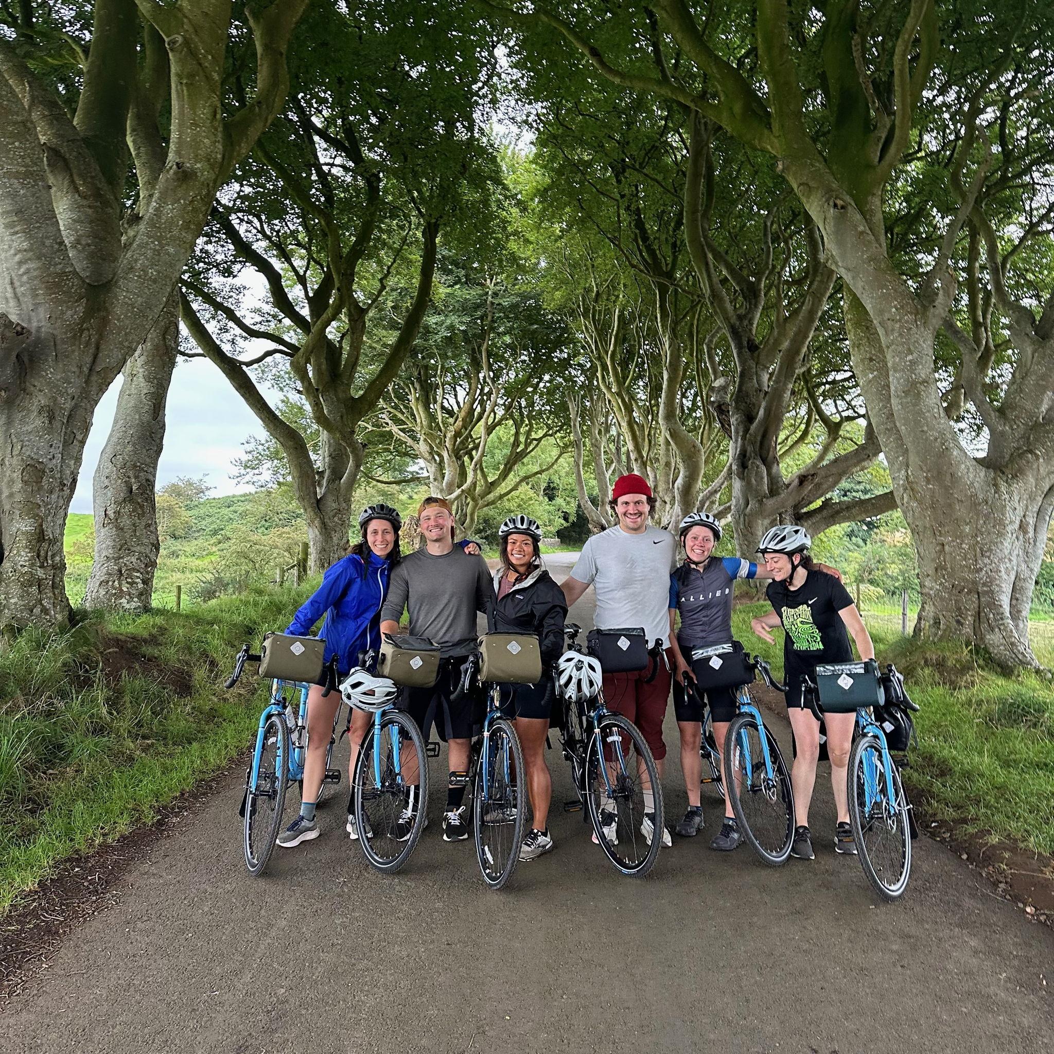 In Ireland on our biking trip (100+ miles) to Gerline & Declan's wedding.