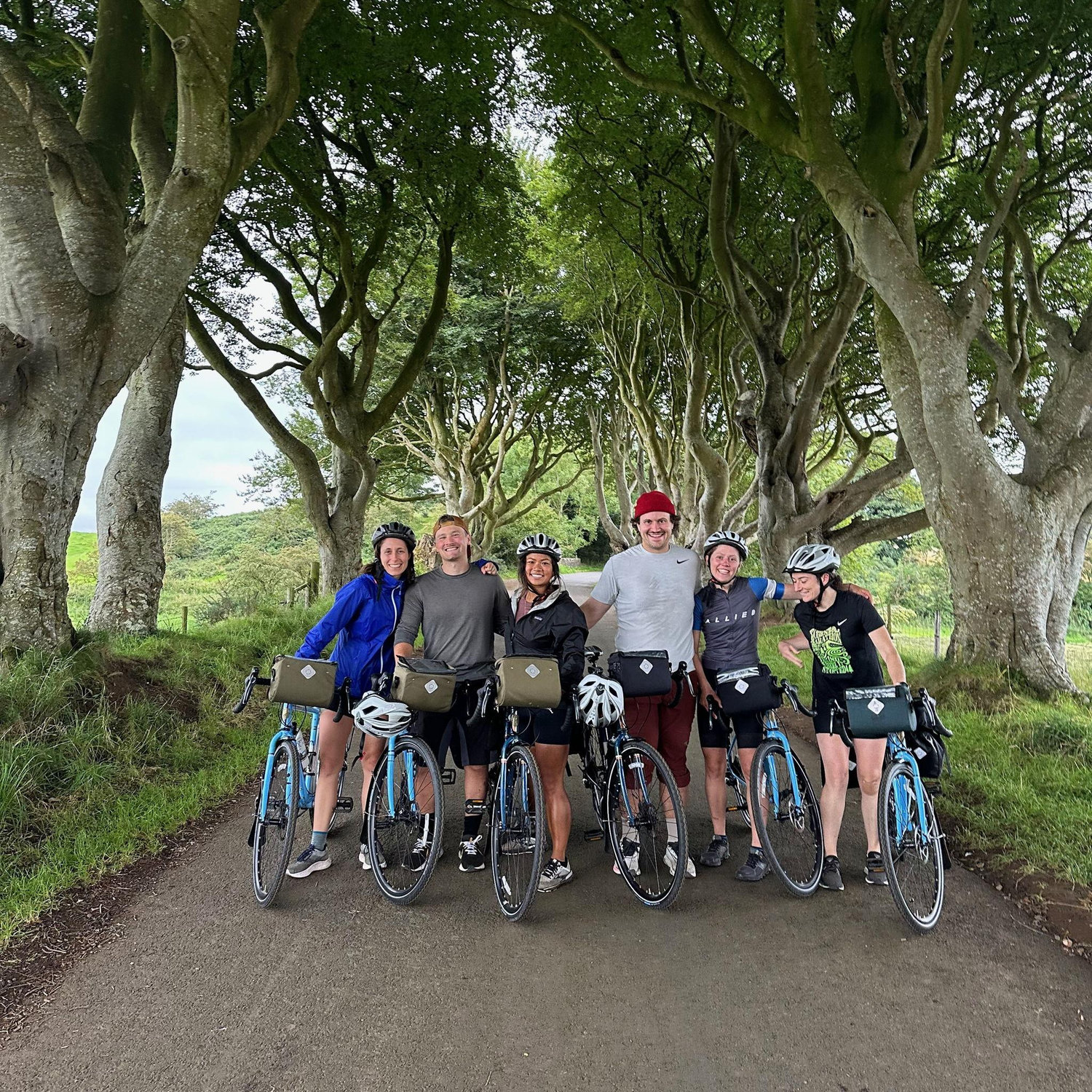 In Ireland on our biking trip (100+ miles) to Gerline & Declan's wedding.