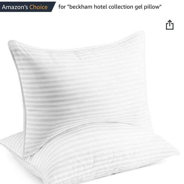 Amazon - Beckham Hotel Collection Bed Pillows, set of 2