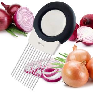 ORBLUE All-In-One Onion Holder, Odor Remover, Slicer, Cutter & Chopper