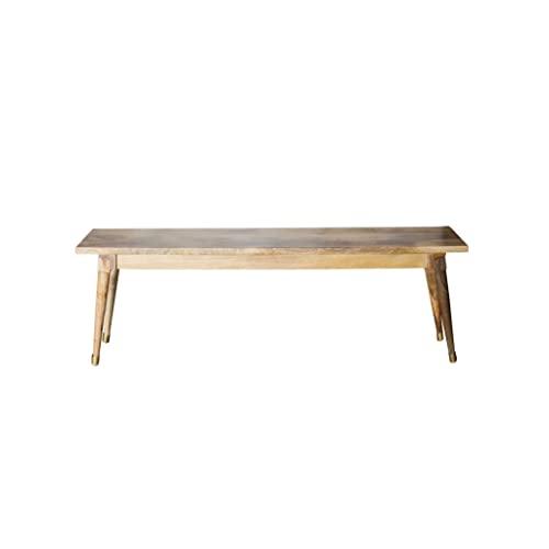 14" X 60" X 18" Honey Wood Small Dining Bench