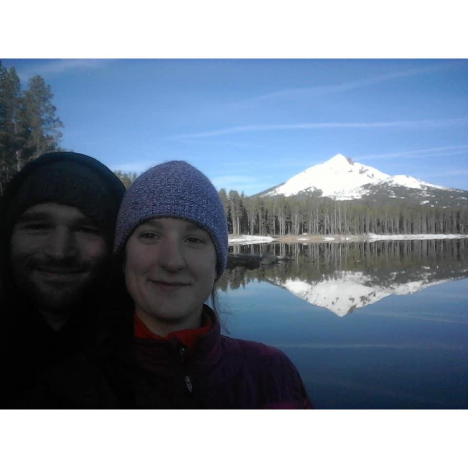Mt. McLaughlin on a cold but beautiful camping trip!