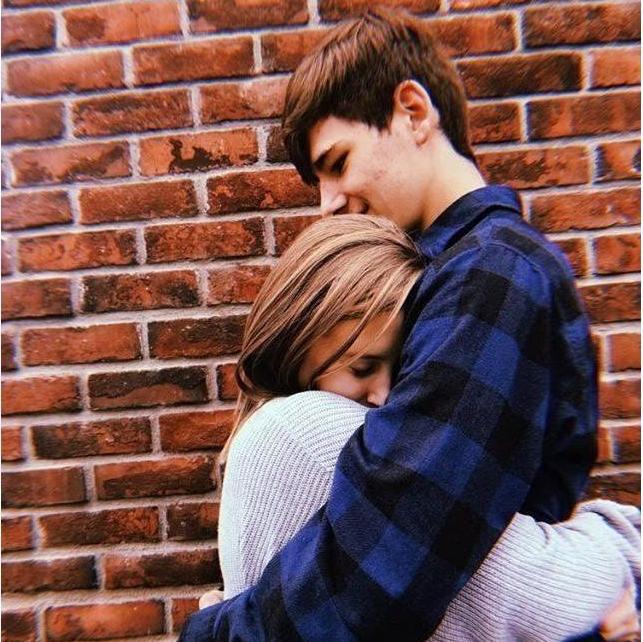 Our first photo shoot together that I forced him to do with me lol