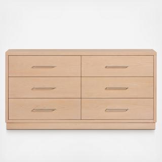 Marlow 6-Drawer Wood Dresser