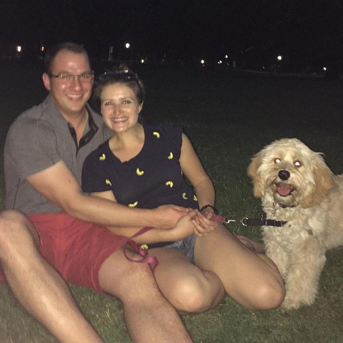 Hangin' out in Central Park with Zoey!