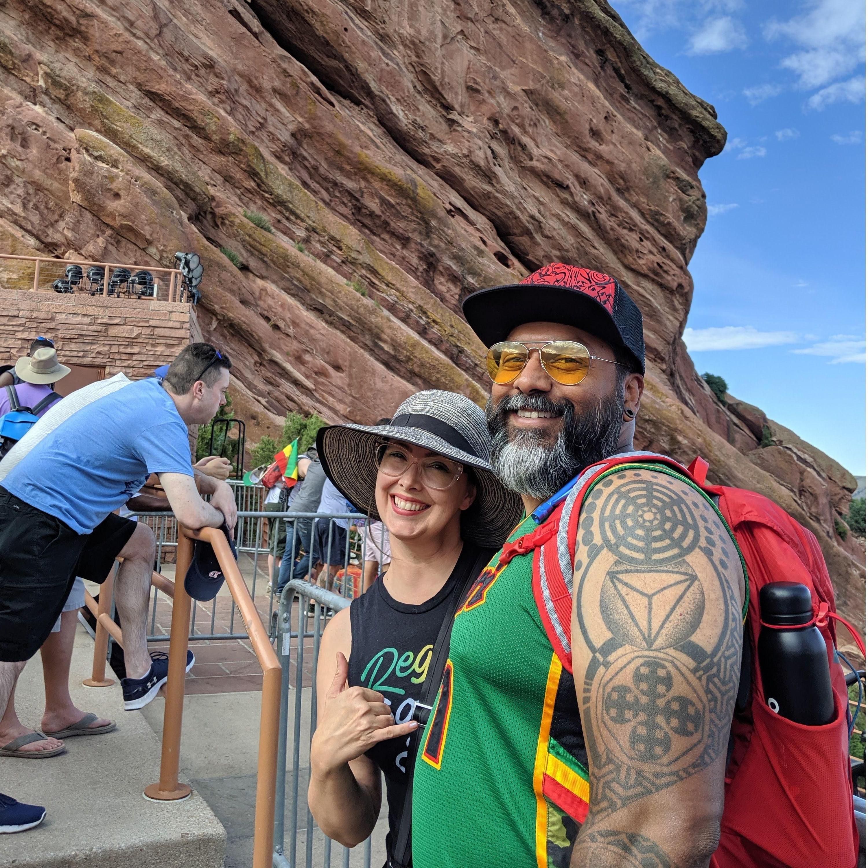 Reggae concert at Red Rocks