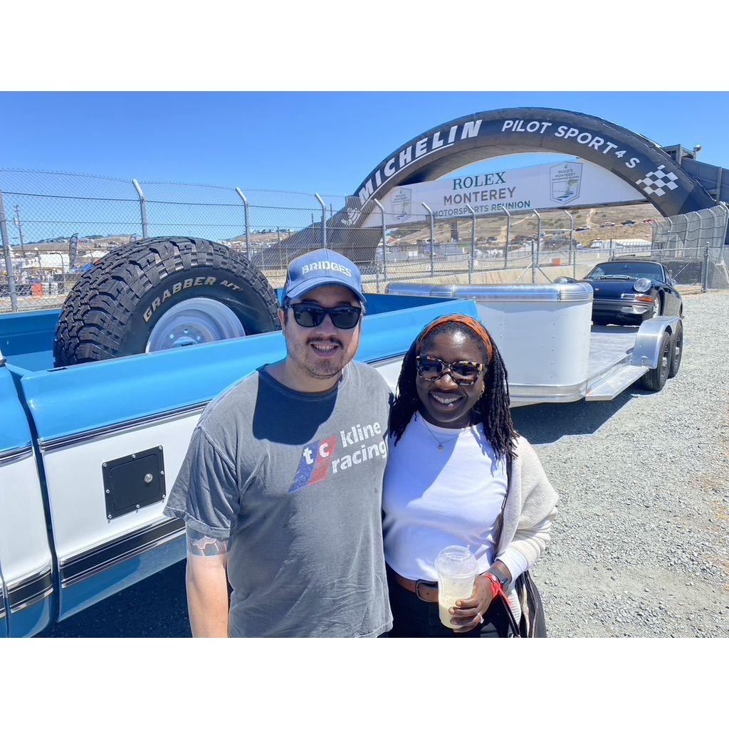 Successful indoctrination by Misha to get Kemi to Laguna Seca