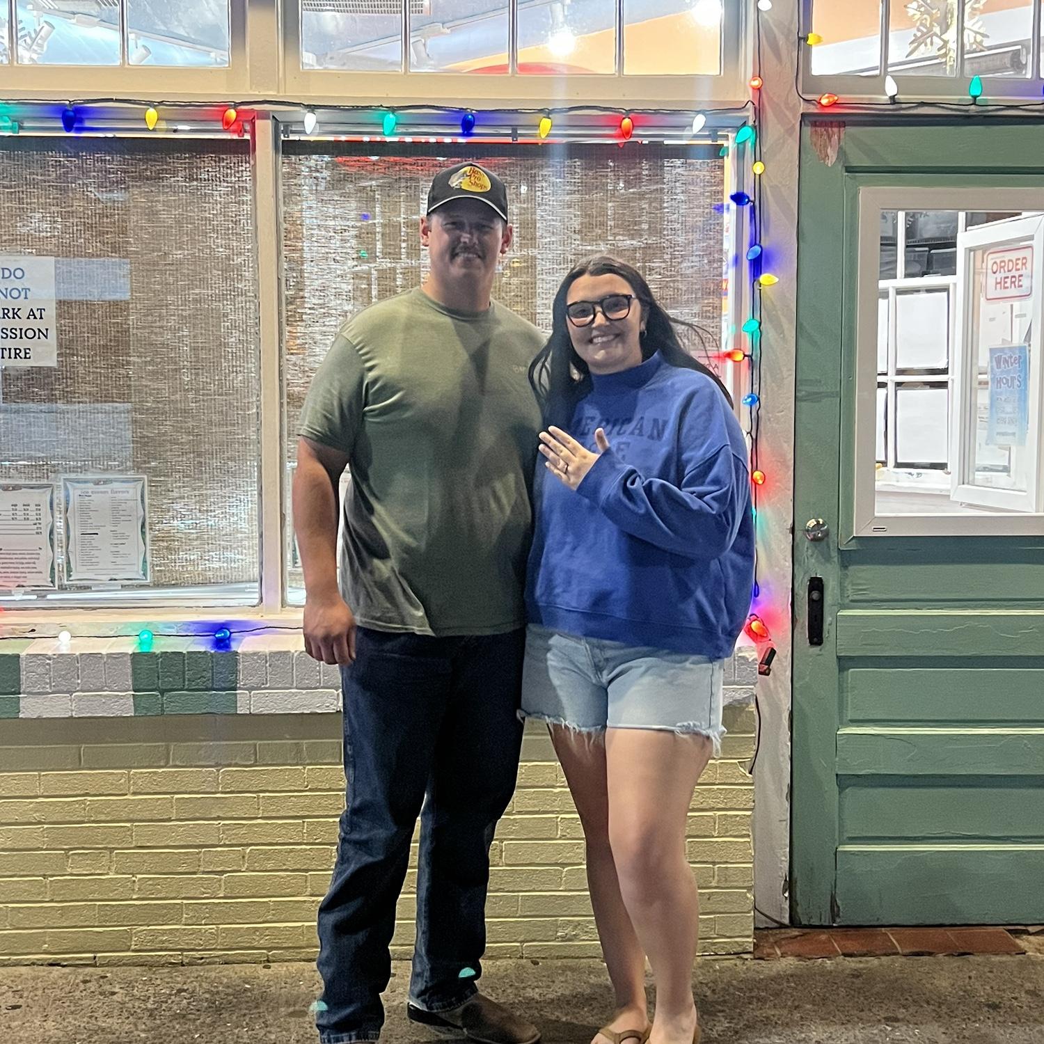 Where he proposed! Coconuts our first date!