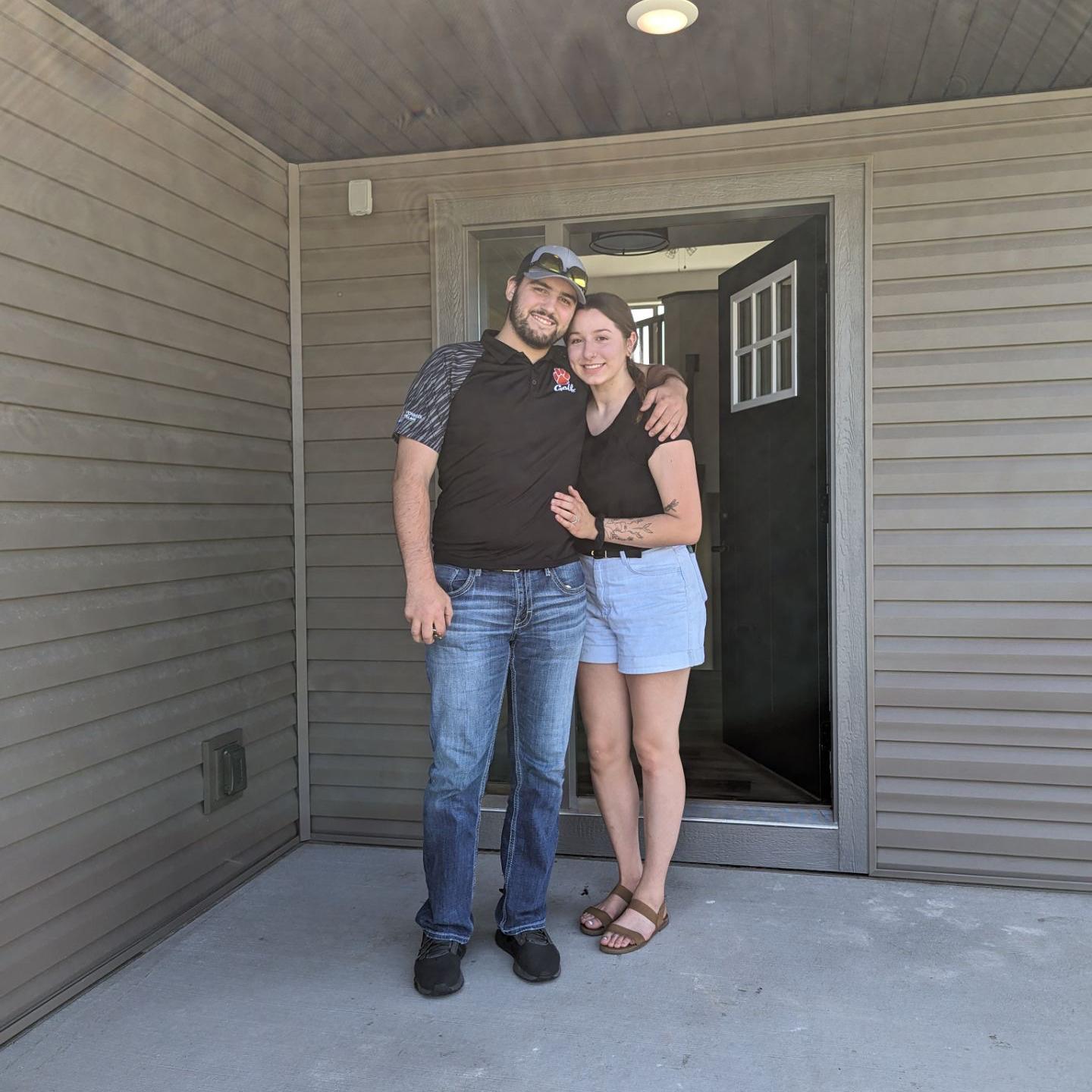 Day that we closed on our new home + moments after tal proposed.