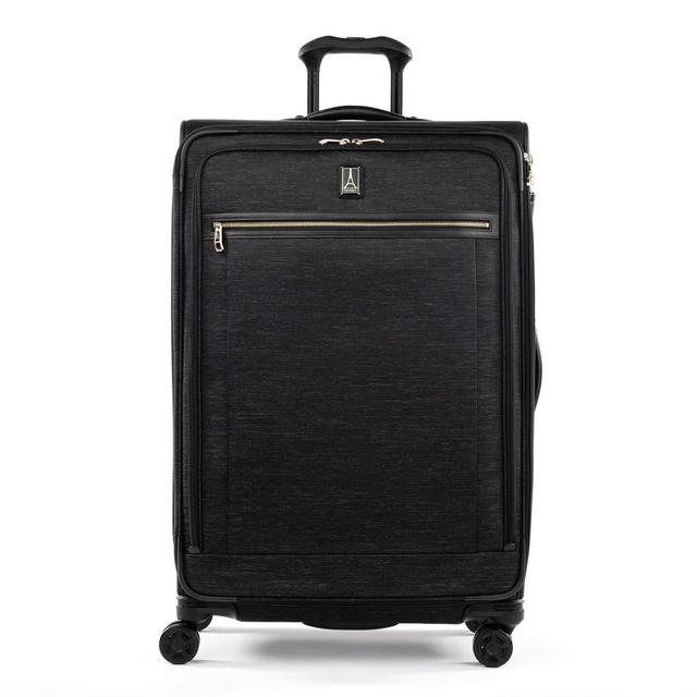 Travelpro Platinum Elite Softside Expandable Spinner Wheel Luggage, Intrigue Black, Checked-Large 29-Inch