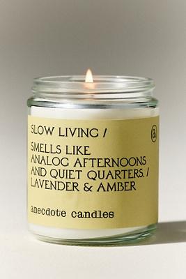 Anecdote Floral Slow Living Glass Candle