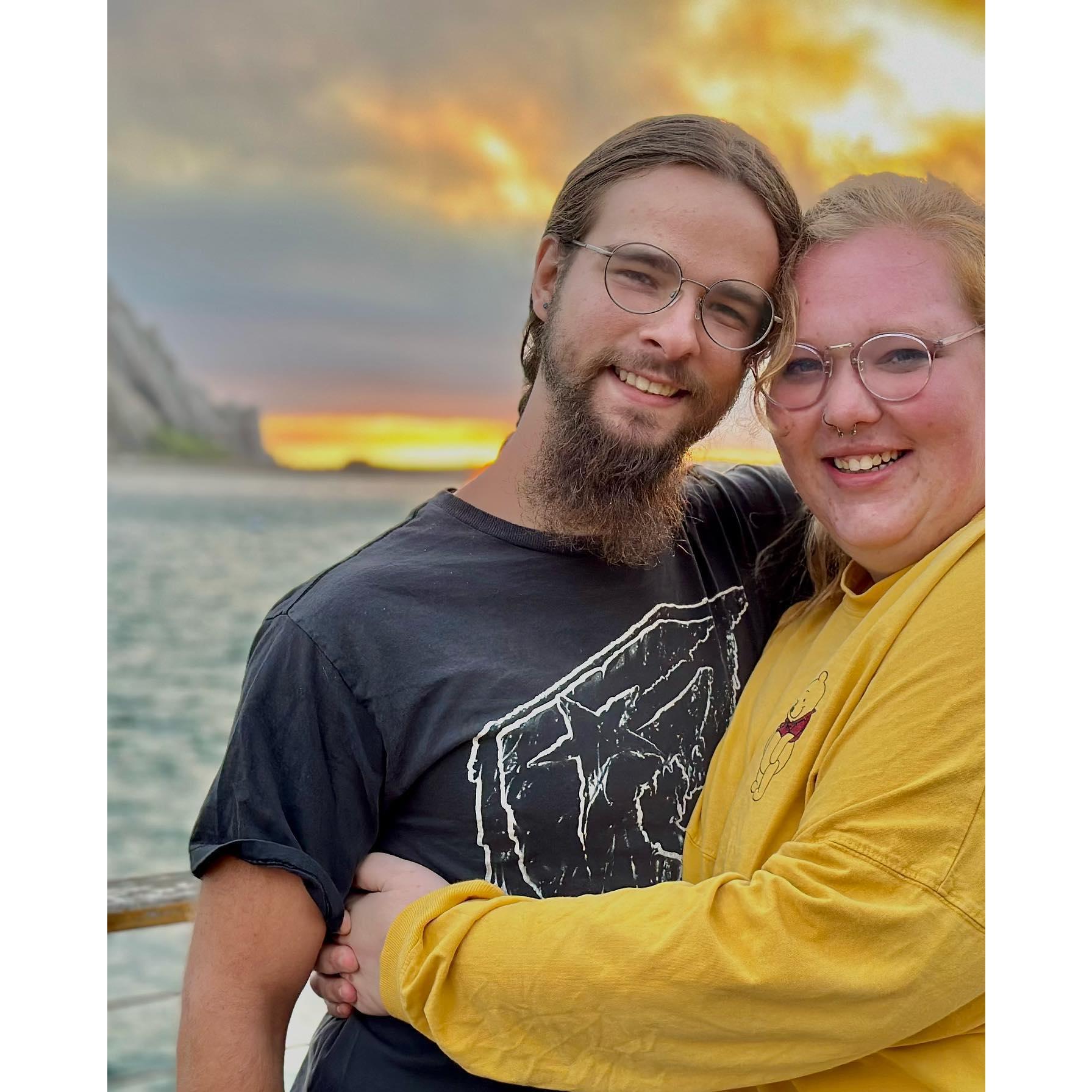 His first trip to California