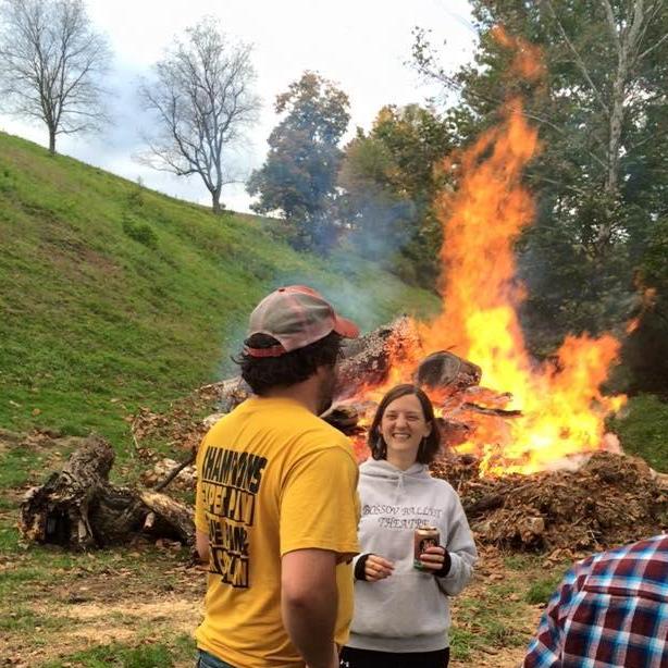 One of many bonfires