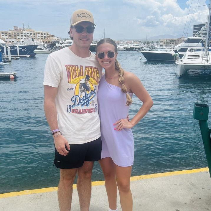 First vacation together, Cabo with Annie's fam!