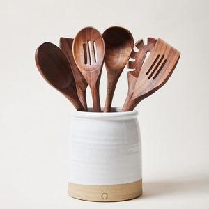 Farmhouse Pottery - Beehive Crock + Essential Kitchen Utensils Set