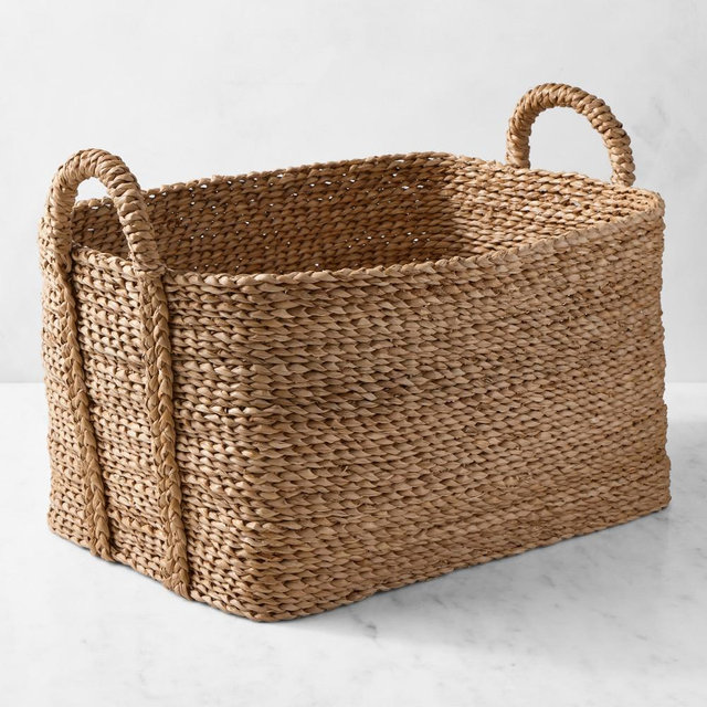 Williams Sonoma Home x Josh Young Eve Woven Basket, Rectangle, 21" X 14" X 16"