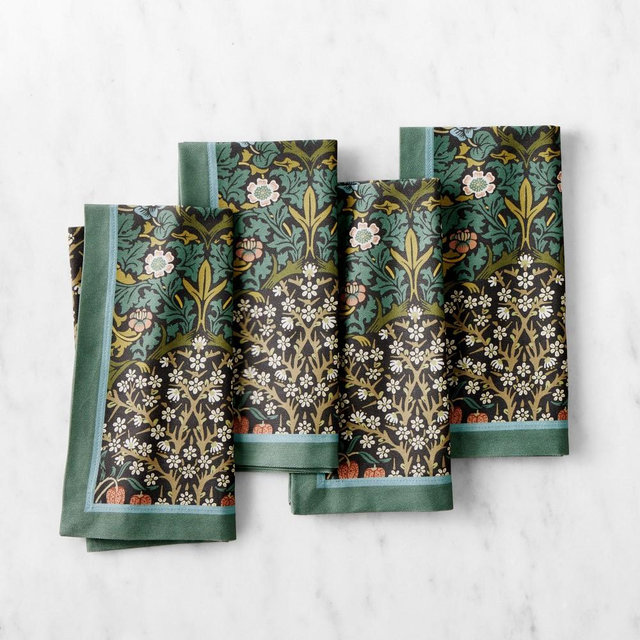Morris & Co. x Williams Sonoma Blackthorn Napkins, Set of 4