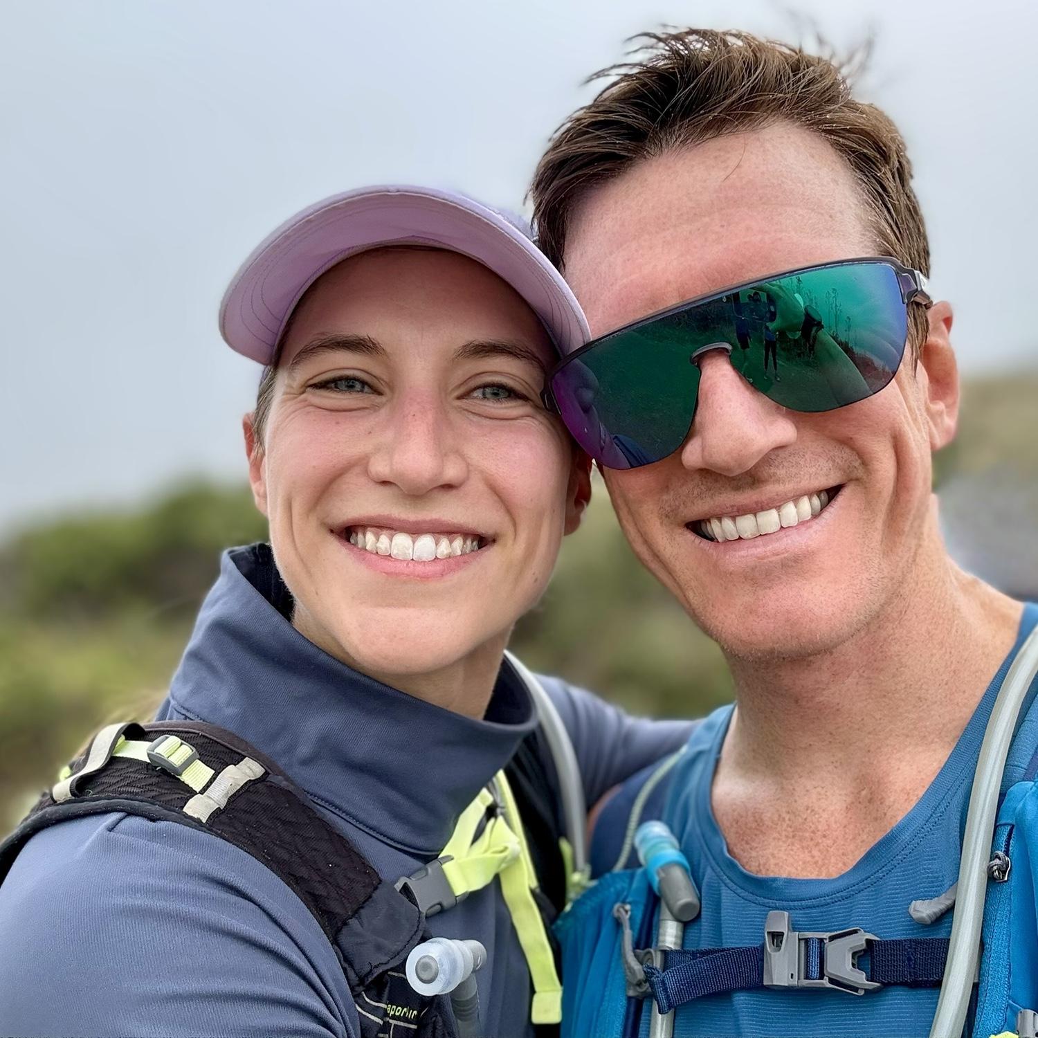 Ben is the only person who could make Kelsey want to trail run...and she enjoyed it!