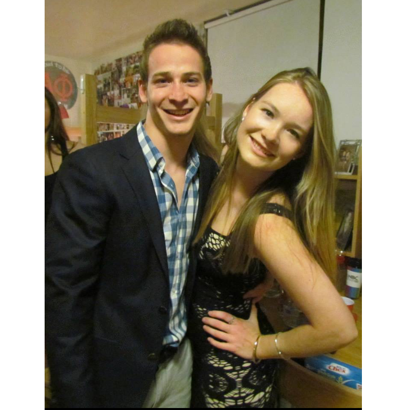 When Hayley & Daniel first met, Alpha Phi Date Party April 2014