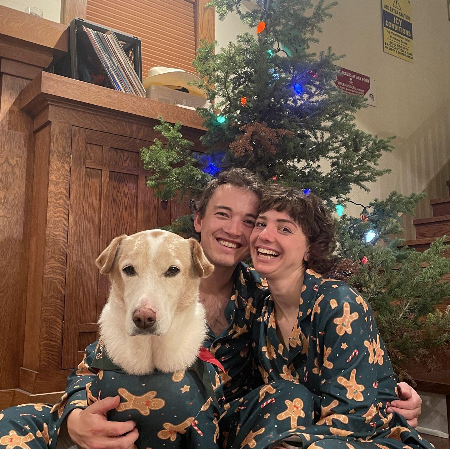 Christmas pj photo, December 2024