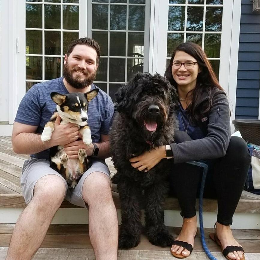 The day before we got engaged :) Shea wasn't too crazy about photo time