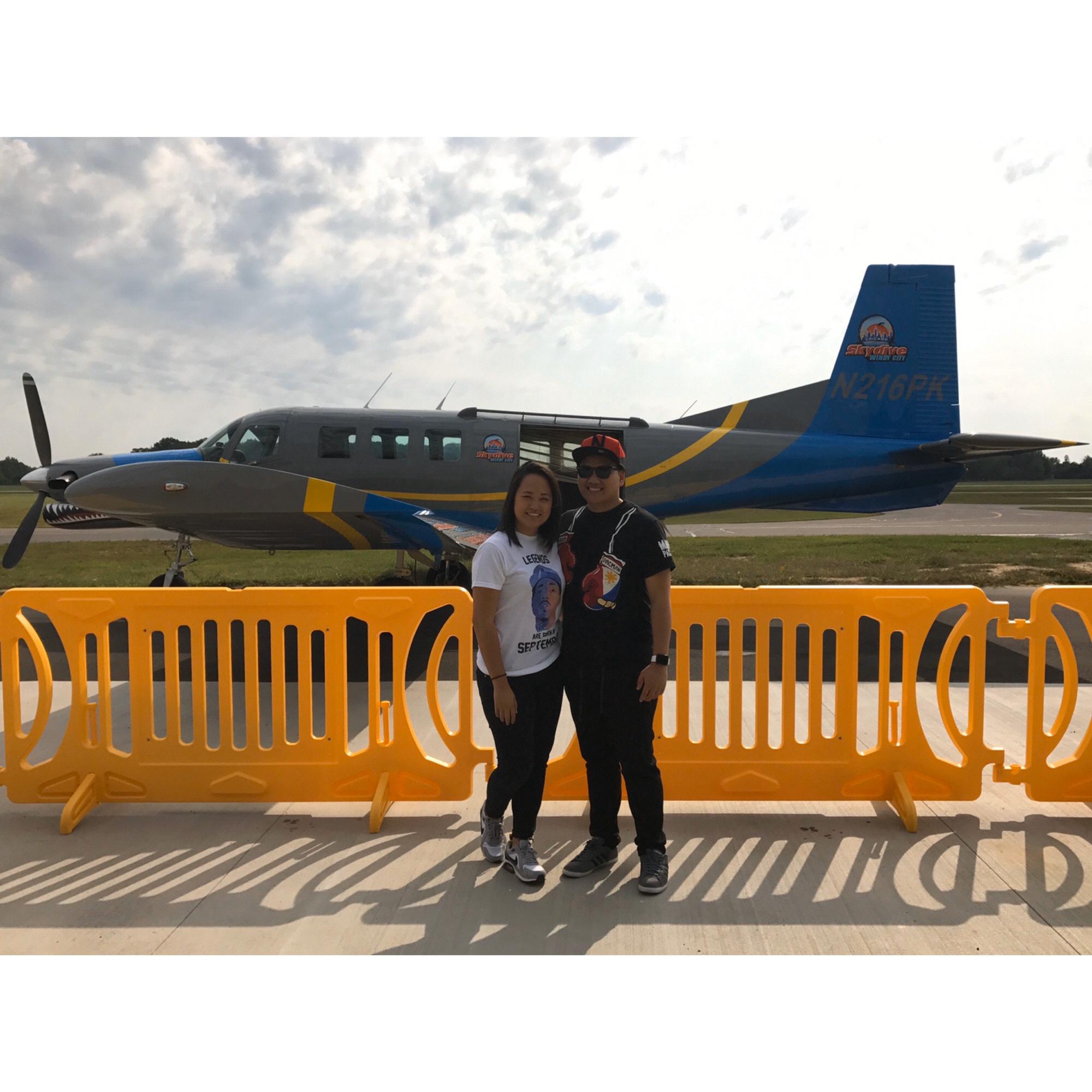 Yelly’s 25th birthday request - skydiving!