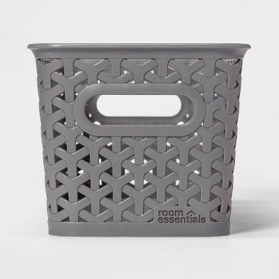 Y-Weave 5"x6" Medium Rectangle Storage Bin Gray - Room Essentials&#153;