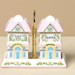 Lenox Spice Village Salt & Pepper with Tray