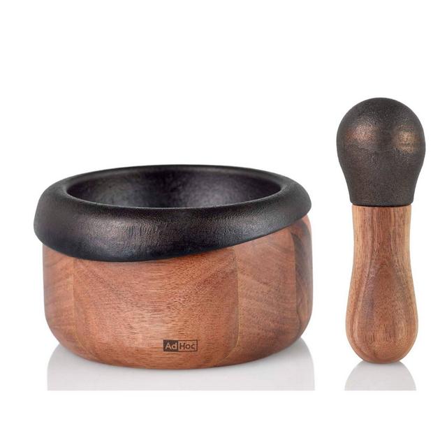 Adhoc Cast Iron Mortar and Pestle Crush