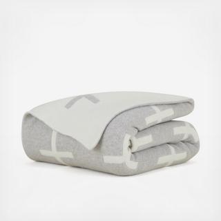 Cross Knit Throw