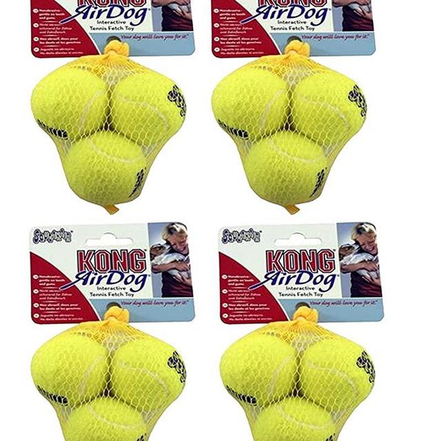 KONG Air Tennis Balls, Dog Toy X-Small x 12 Pack