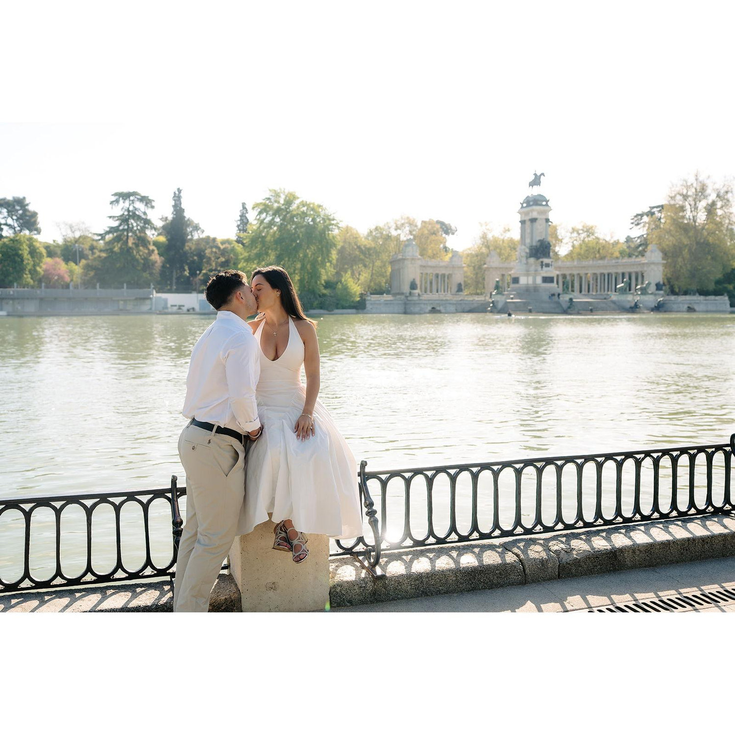 Engagement photos in Madrid