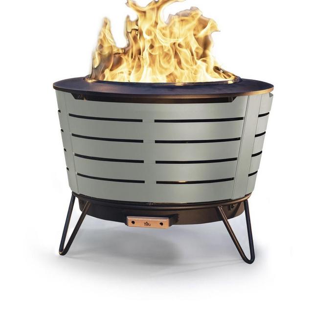 PATIO FIRE PIT IN DRIED CACTUS