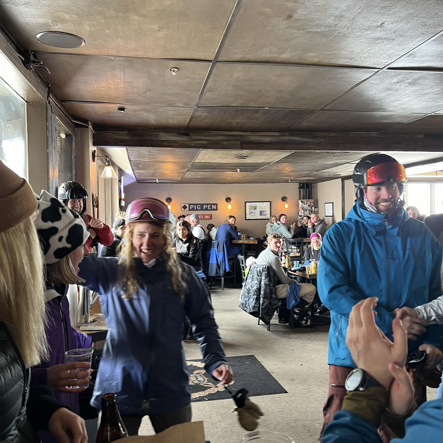 Out engagement party at Pig Pen Saloon