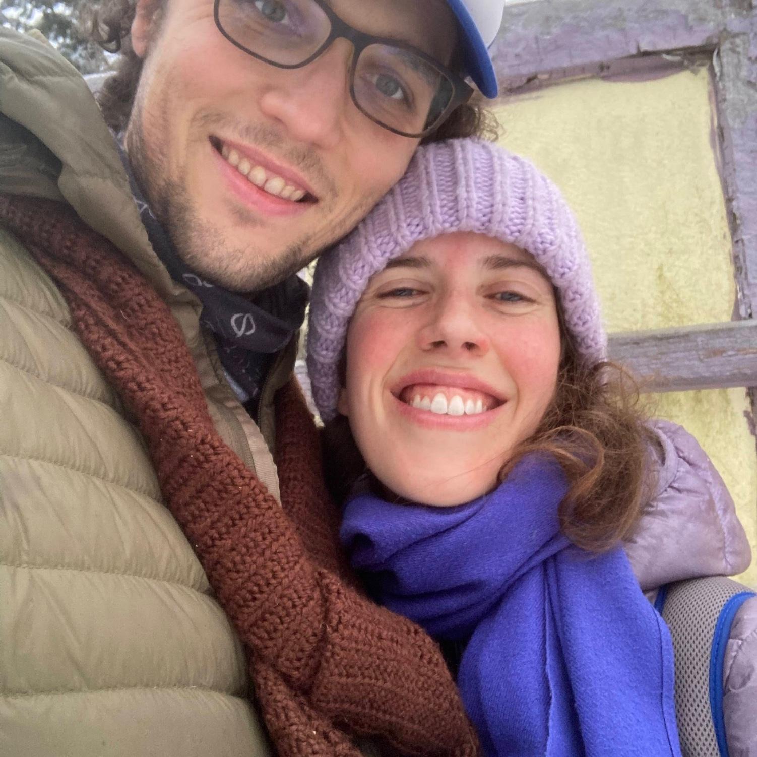 Stylin' in a snow storm in Portland