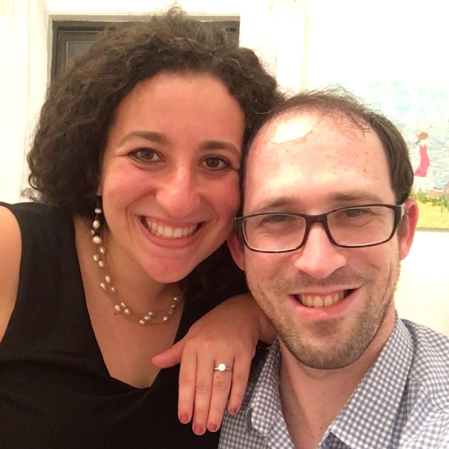 The night we got engaged!