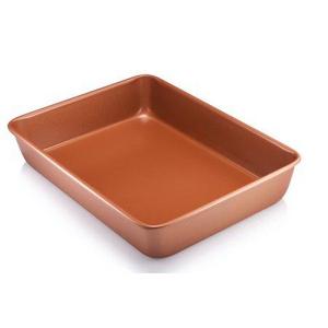 Copper Nonstick Bakeware Baking Square Pan 9.5"