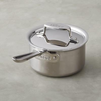 All-Clad d5 Brushed Stainless-Steel Saucepans