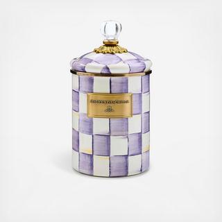 Violet Check Canister