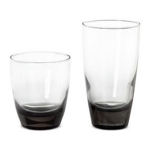 Sherbrook Glass 12pc Short and Tall Tumbler Set Smoke - Threshold™