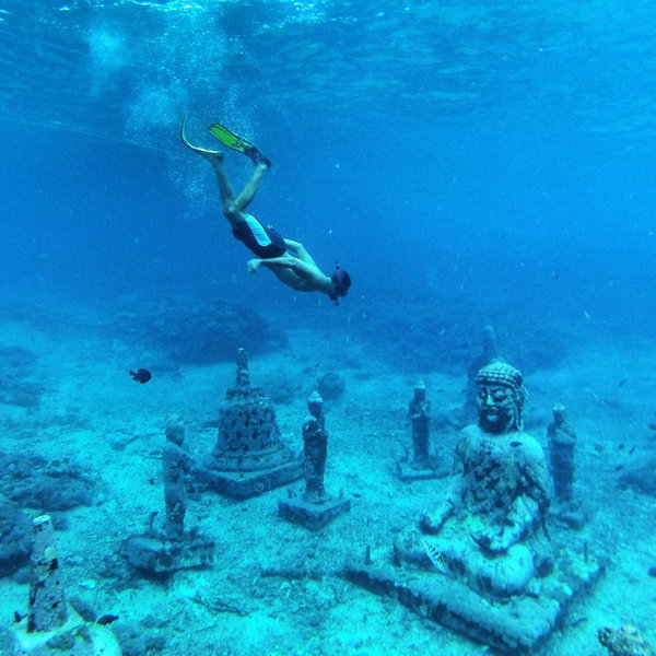 Snorkeling on our Honeymoon, Bali