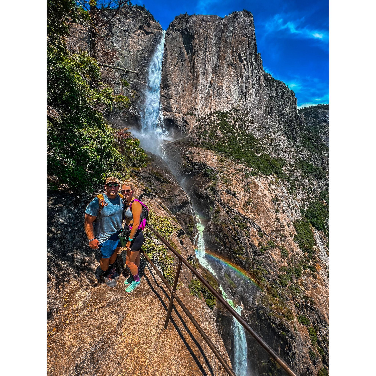 Yosemite National Park- one of the hardest hikes of our lives. But the views made it worth it!
