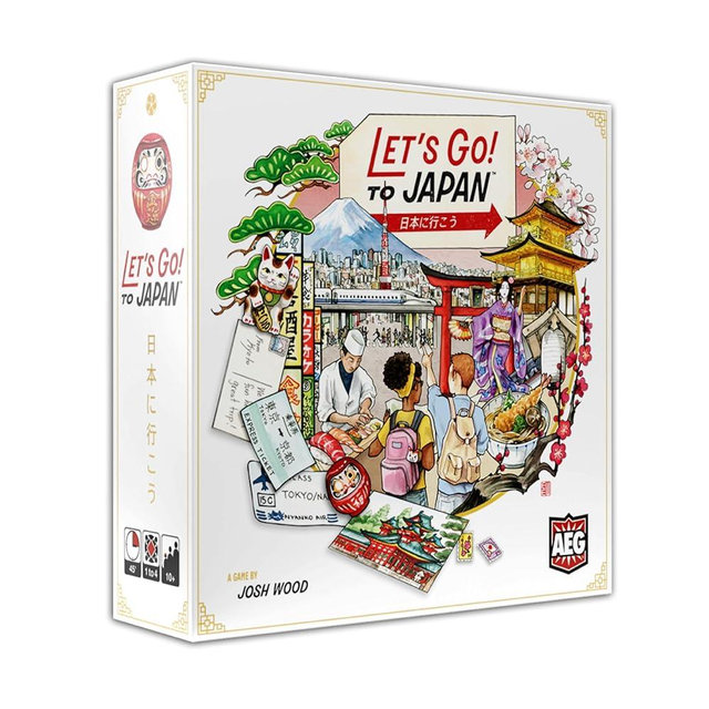AEG Let's Go! to Japan Board Game | Storytelling & Travel Planning Strategy Card Game | Plan & Experience Your Dream Vacation | 1-4 Players | Ages 10+