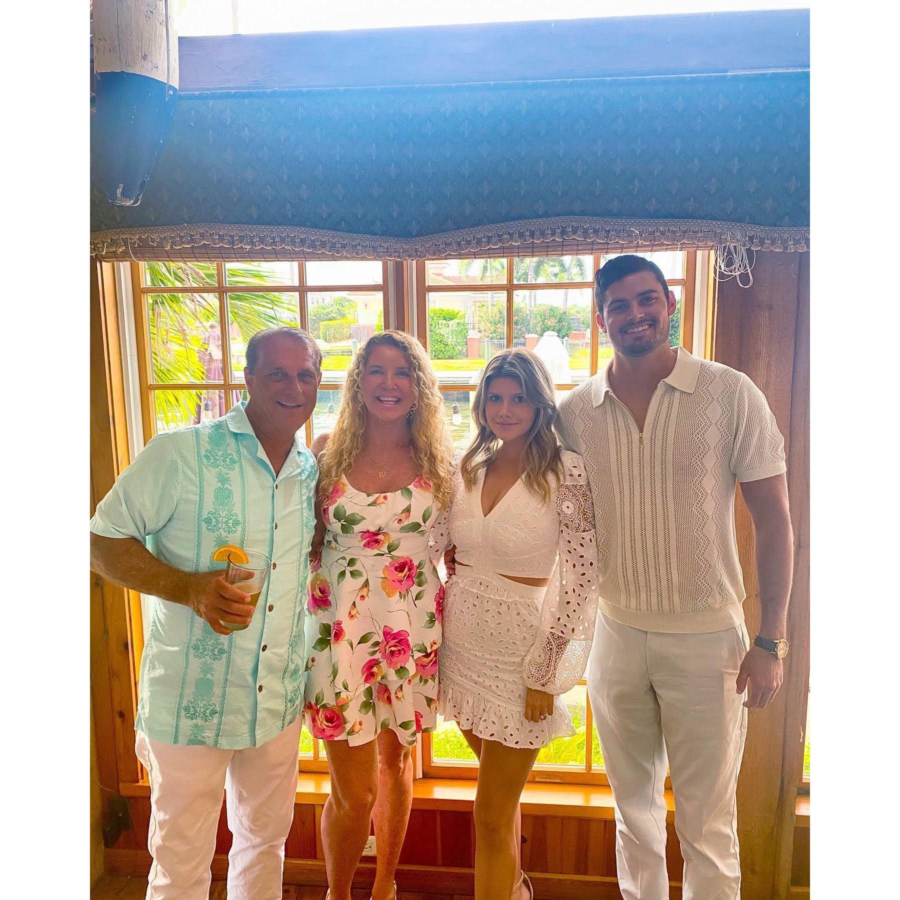 With the most loving, hilarious, generous and amazing in laws!