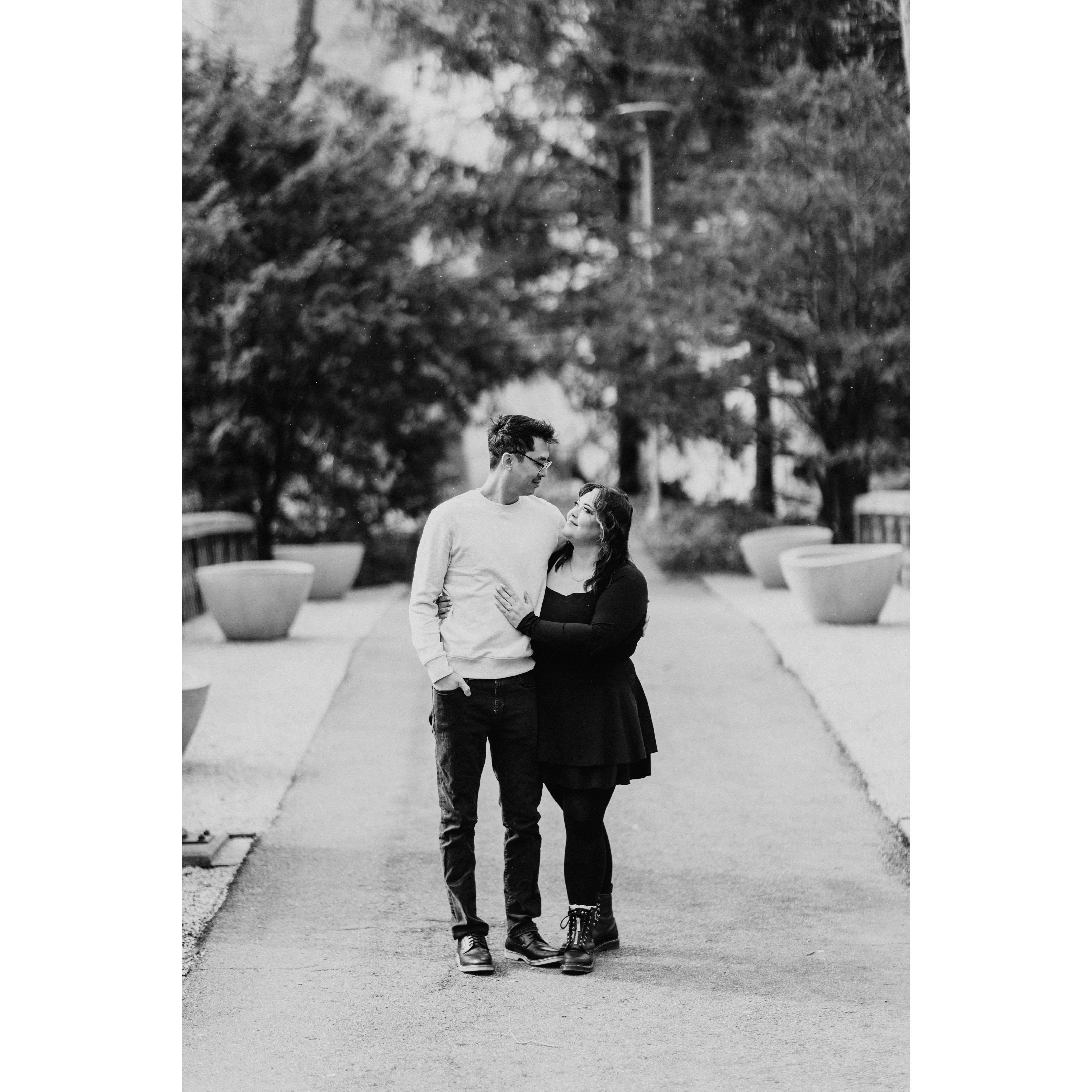 Photos from our engagement session.