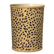 Pebble Gold Safari Wastebasket & Tissue Box Cover: Scully & Scully