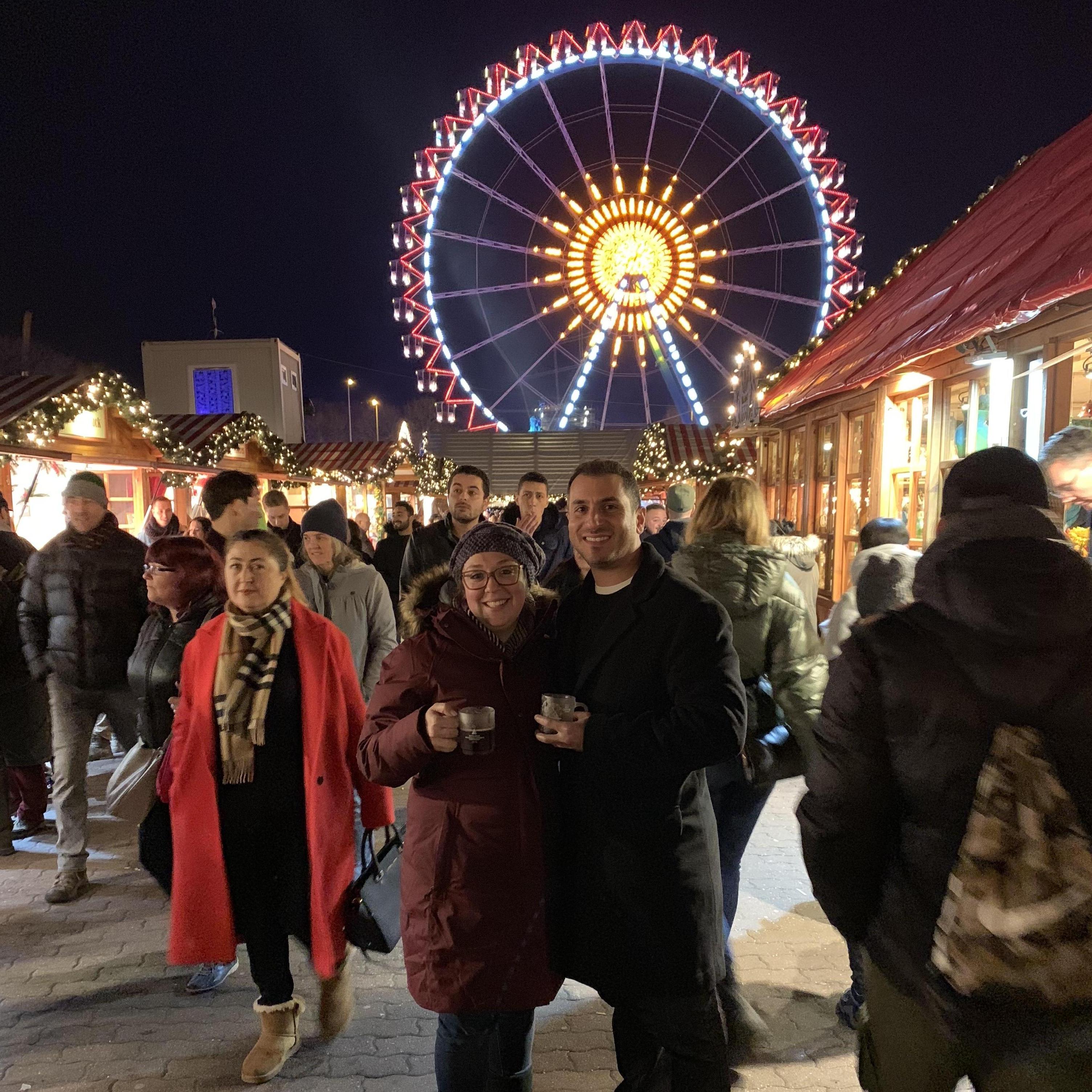 Danny and Heather celebrated their first holiday season together with a European vacation. They started with the beautiful Christmas markets in Berlin.