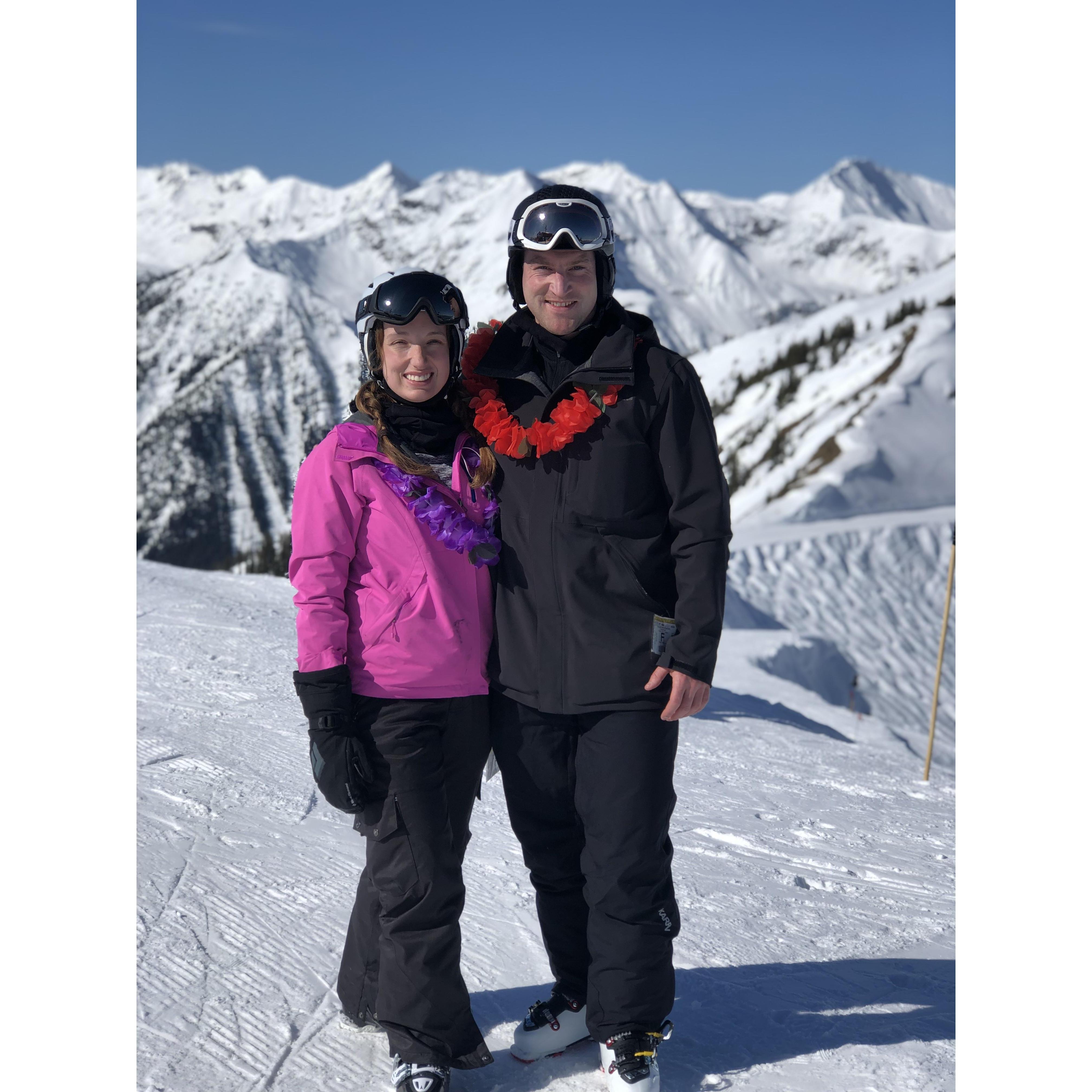 Blinded by the light at Kicking Horse