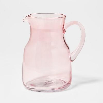78oz Glass Beverage Pitcher Pink - Threshold™
